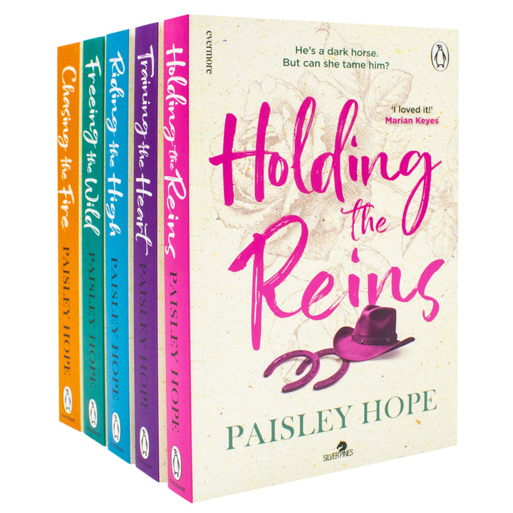 Silver Pines Ranch Series 5 Books Collection Set By Paisley Hope (Holding the Reins, Training the Heart, Riding the High, Freeing the Wild and Chasing the Fire) | Paperback