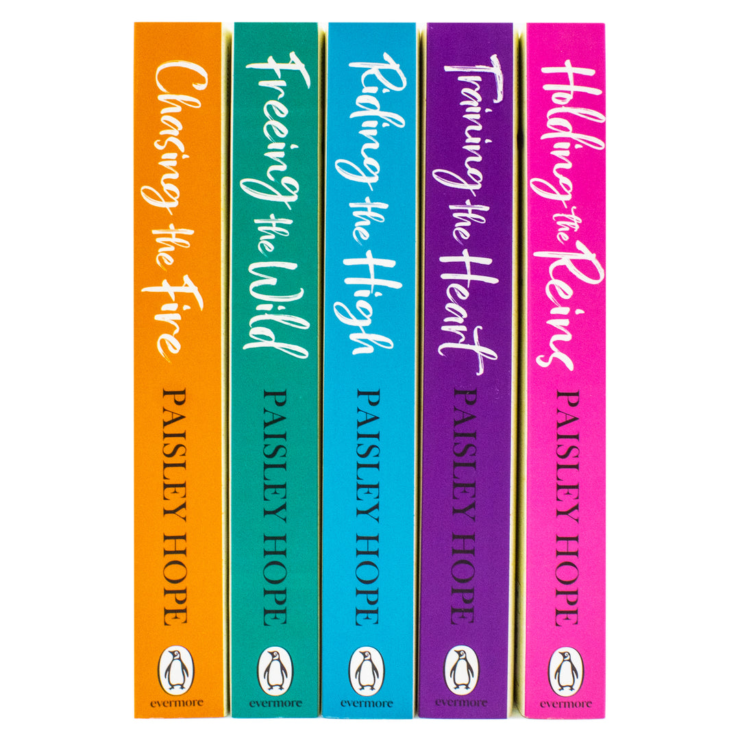 Silver Pines Ranch Series 5 Books Collection Set By Paisley Hope (Holding the Reins, Training the Heart, Riding the High, Freeing the Wild and Chasing the Fire) | Paperback