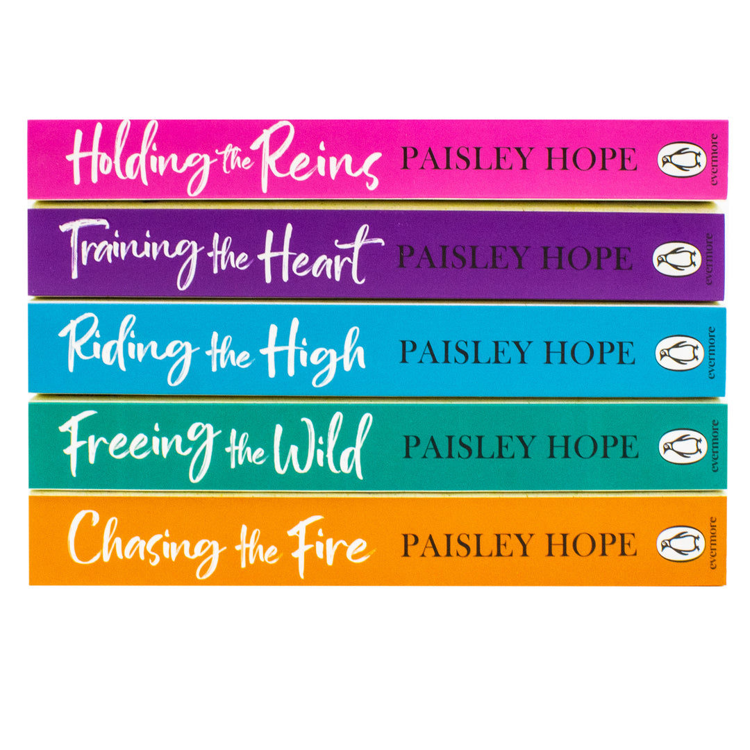 Silver Pines Ranch Series 5 Books Collection Set By Paisley Hope (Holding the Reins, Training the Heart, Riding the High, Freeing the Wild and Chasing the Fire) | Paperback