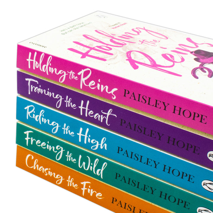 Silver Pines Ranch Series 5 Books Collection Set By Paisley Hope (Holding the Reins, Training the Heart, Riding the High, Freeing the Wild and Chasing the Fire) | Paperback
