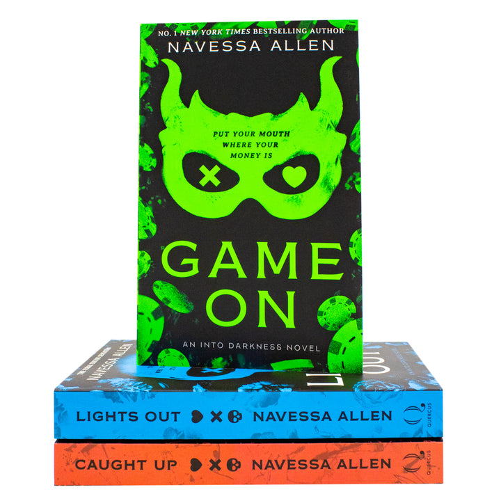 Into Darkness Series 3 Books Collection Set By Navessa Allen (Lights Out, Caught Up and Game On) | Paperback