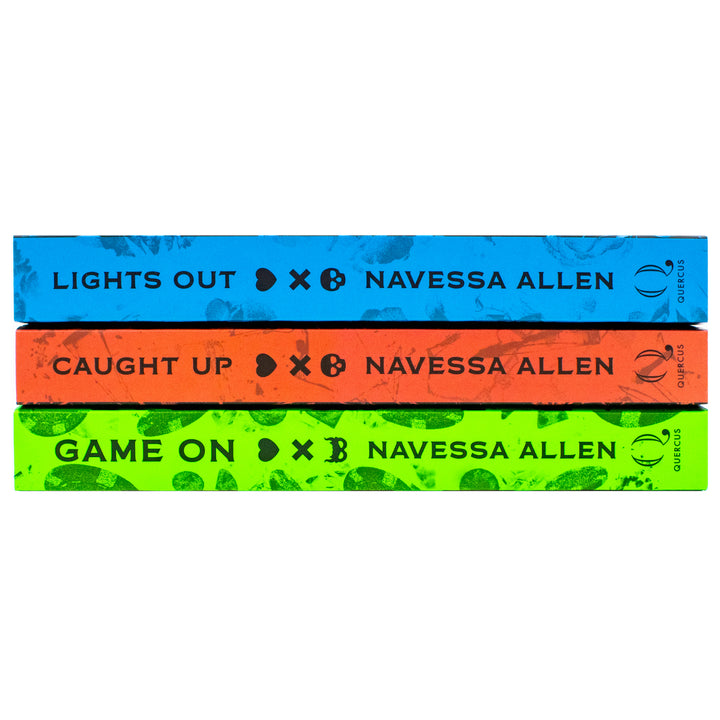 Into Darkness Series 3 Books Collection Set By Navessa Allen (Lights Out, Caught Up and Game On) | Paperback