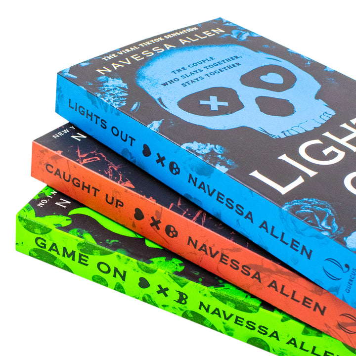 Into Darkness Series 3 Books Collection Set By Navessa Allen (Lights Out, Caught Up and Game On) | Paperback