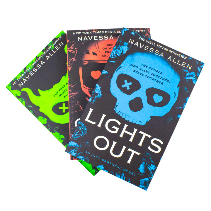 Into Darkness Series 3 Books Collection Set By Navessa Allen (Lights Out, Caught Up and Game On) | Paperback