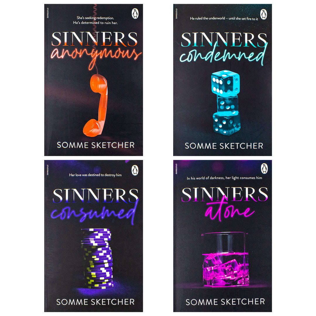 Sinners Anonymous Series 4 Books Collection Set By Somme Sketcher (Sinners Anonymous, Sinners Condemned, Sinners Consumed and Sinners Atone) | Paperback