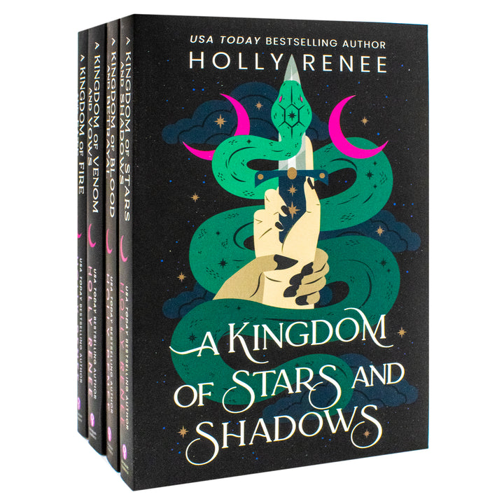 Stars and Shadows Series 4 Books Collection Set By Holly Renee (A Kingdom of Stars and Shadows, A Kingdom of Blood and Betrayal, A Kingdom of Venom and Vows and A Kingdom of Fire and Fate) | Paperback