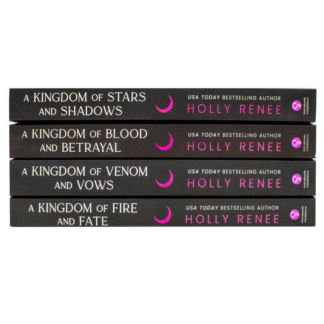 Stars and Shadows Series 4 Books Collection Set By Holly Renee (A Kingdom of Stars and Shadows, A Kingdom of Blood and Betrayal, A Kingdom of Venom and Vows and A Kingdom of Fire and Fate) | Paperback