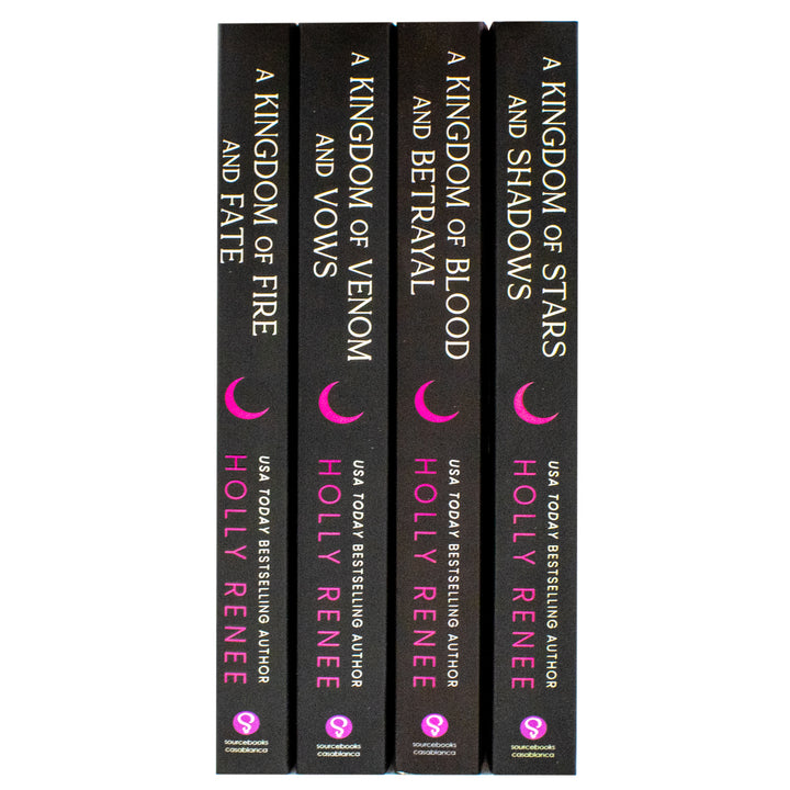 Stars and Shadows Series 4 Books Collection Set By Holly Renee (A Kingdom of Stars and Shadows, A Kingdom of Blood and Betrayal, A Kingdom of Venom and Vows and A Kingdom of Fire and Fate) | Paperback