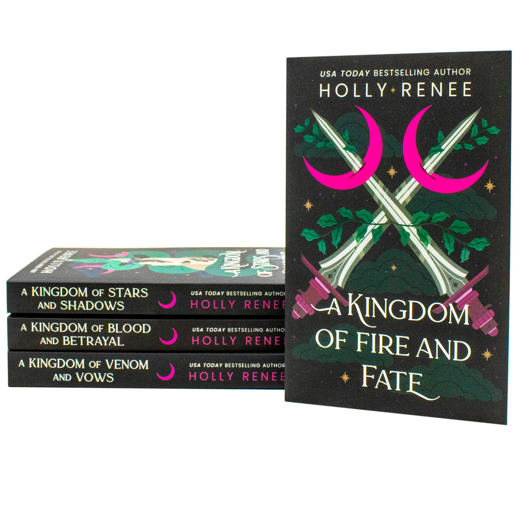 Stars and Shadows Series 4 Books Collection Set By Holly Renee (A Kingdom of Stars and Shadows, A Kingdom of Blood and Betrayal, A Kingdom of Venom and Vows and A Kingdom of Fire and Fate) | Paperback