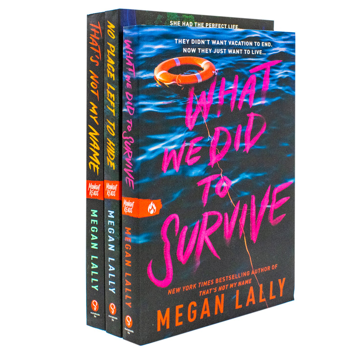 Megan Lally Collection 3 Books Set (That's Not My Name, No Place Left to Hide and What We Did to Survive) | Paperback