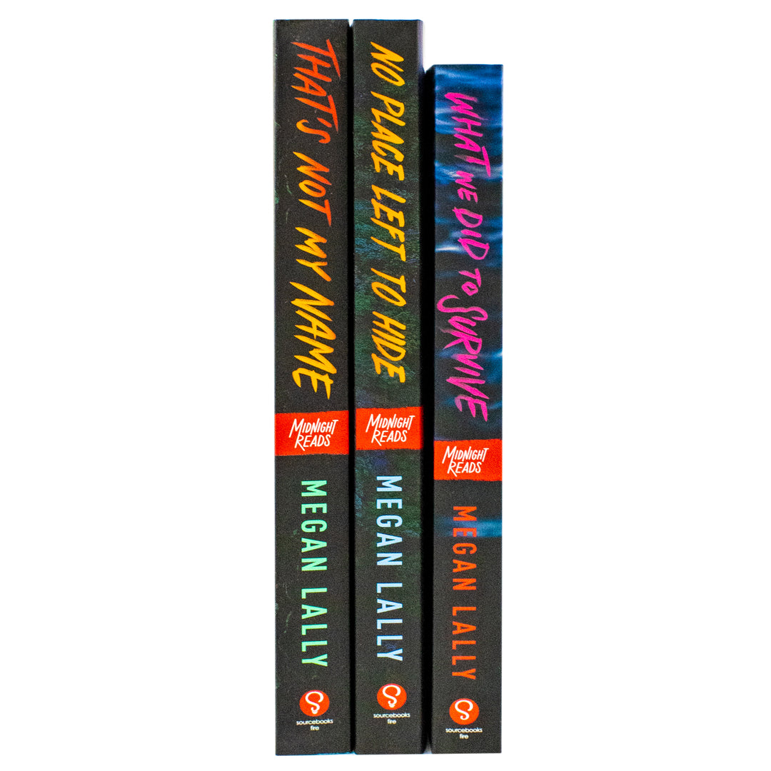 Megan Lally Collection 3 Books Set (That's Not My Name, No Place Left to Hide and What We Did to Survive) | Paperback