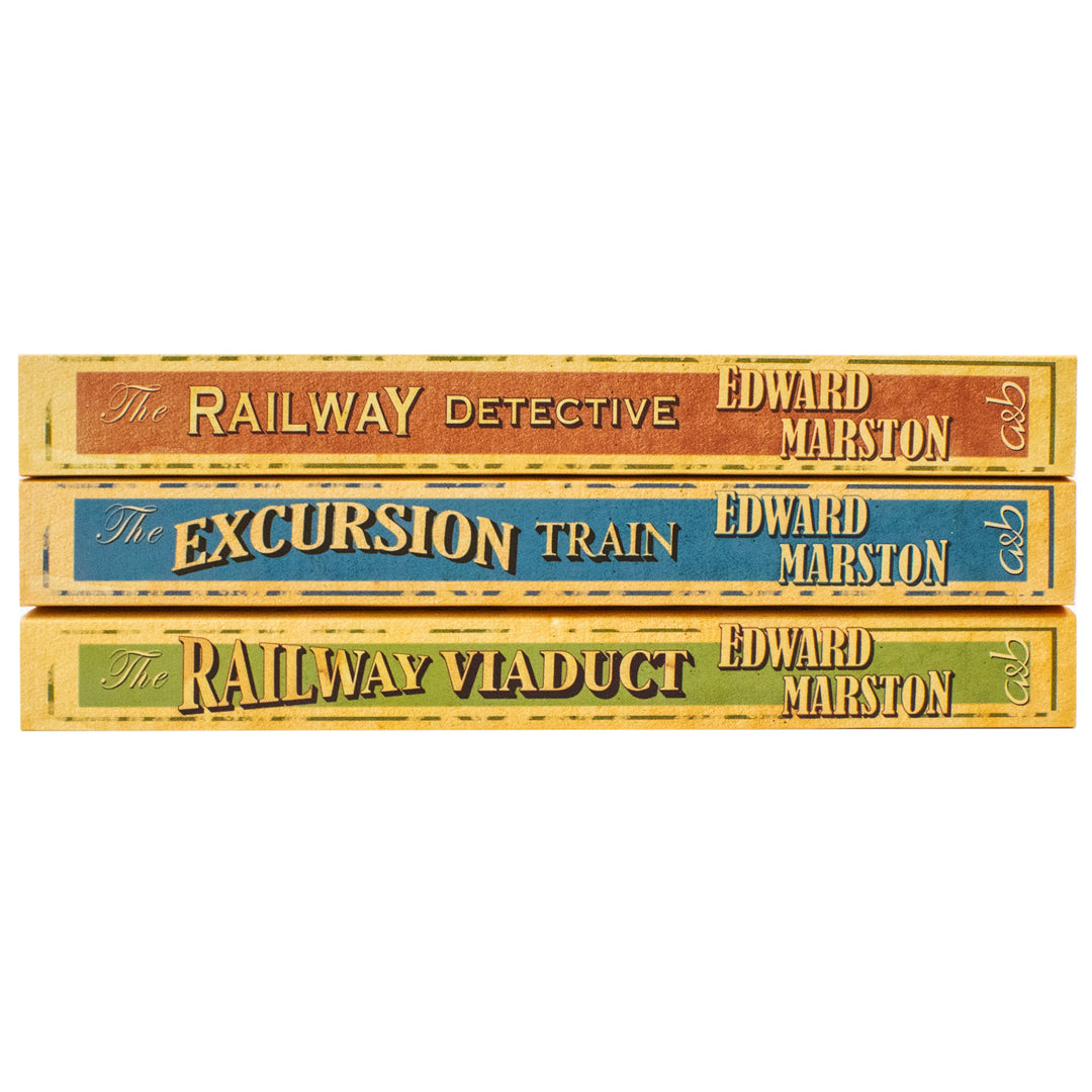 The Railway Detective Series 1-3 Books Collection Set By Edward Marston (The Railway Detective, The Excursion Train and The Railway Viaduct) | Paperback