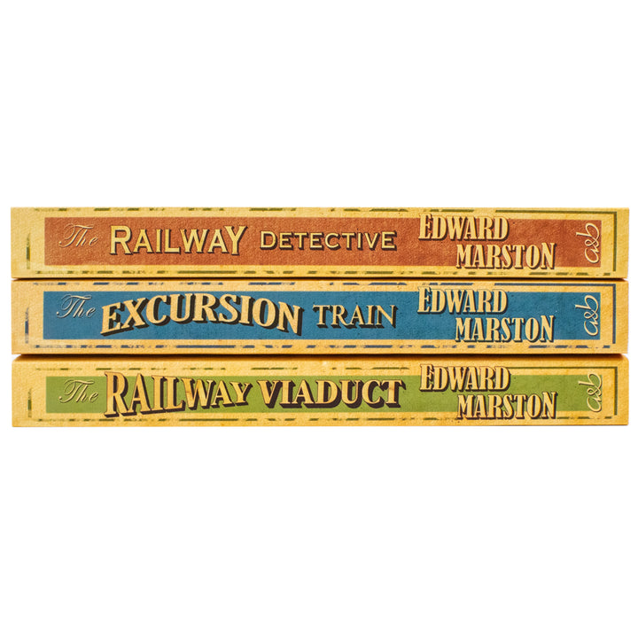The Railway Detective Series 1-3 Books Collection Set By Edward Marston (The Railway Detective, The Excursion Train and The Railway Viaduct) | Paperback