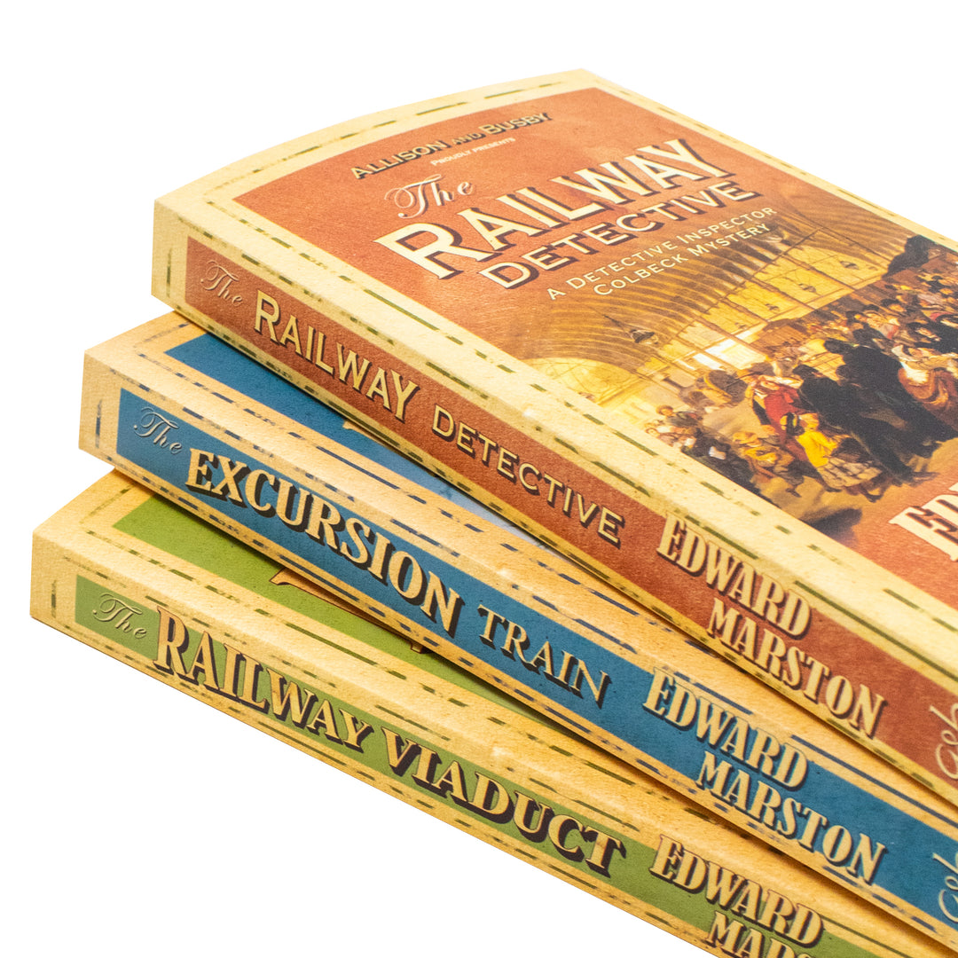 The Railway Detective Series 1-3 Books Collection Set By Edward Marston (The Railway Detective, The Excursion Train and The Railway Viaduct) | Paperback