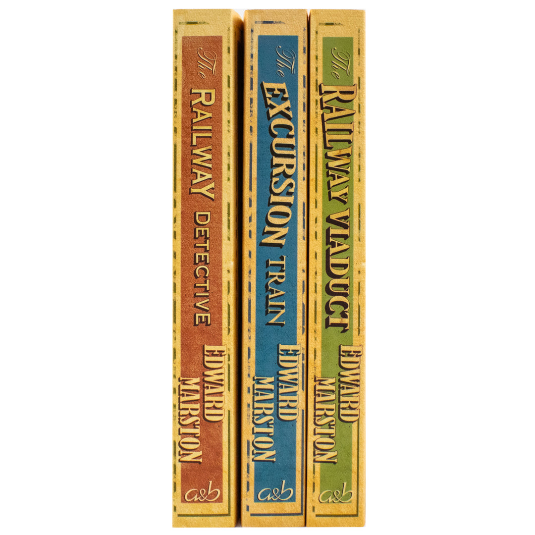 The Railway Detective Series 1-3 Books Collection Set By Edward Marston (The Railway Detective, The Excursion Train and The Railway Viaduct) | Paperback
