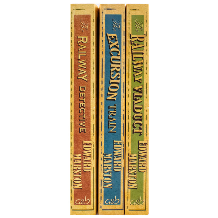 The Railway Detective Series 1-3 Books Collection Set By Edward Marston (The Railway Detective, The Excursion Train and The Railway Viaduct) | Paperback