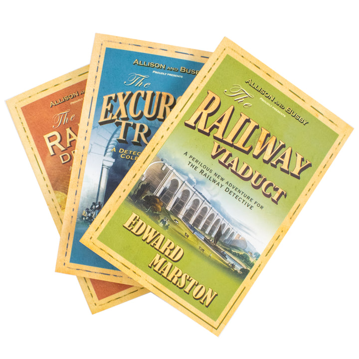 The Railway Detective Series 1-3 Books Collection Set By Edward Marston (The Railway Detective, The Excursion Train and The Railway Viaduct) | Paperback