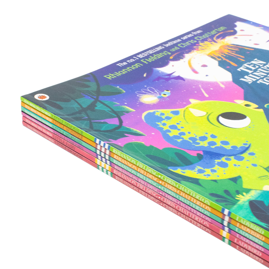 Ten Minutes to Bed Series 6 Books Collection Set By Rhiannon Fielding (Little Fairy, Little Dinosaur, Little Dragon, Little Unicorn, Little Mermaid, Little Monster) | Paperback