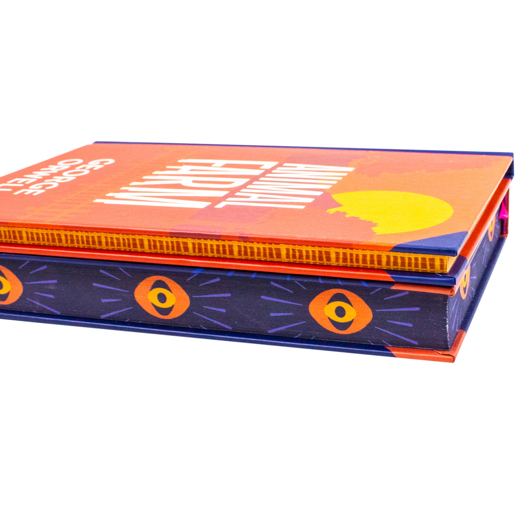 George Orwell Hardback Sprayed Edge Edition 2 Books Collection Set (1984 and Animal Farm)