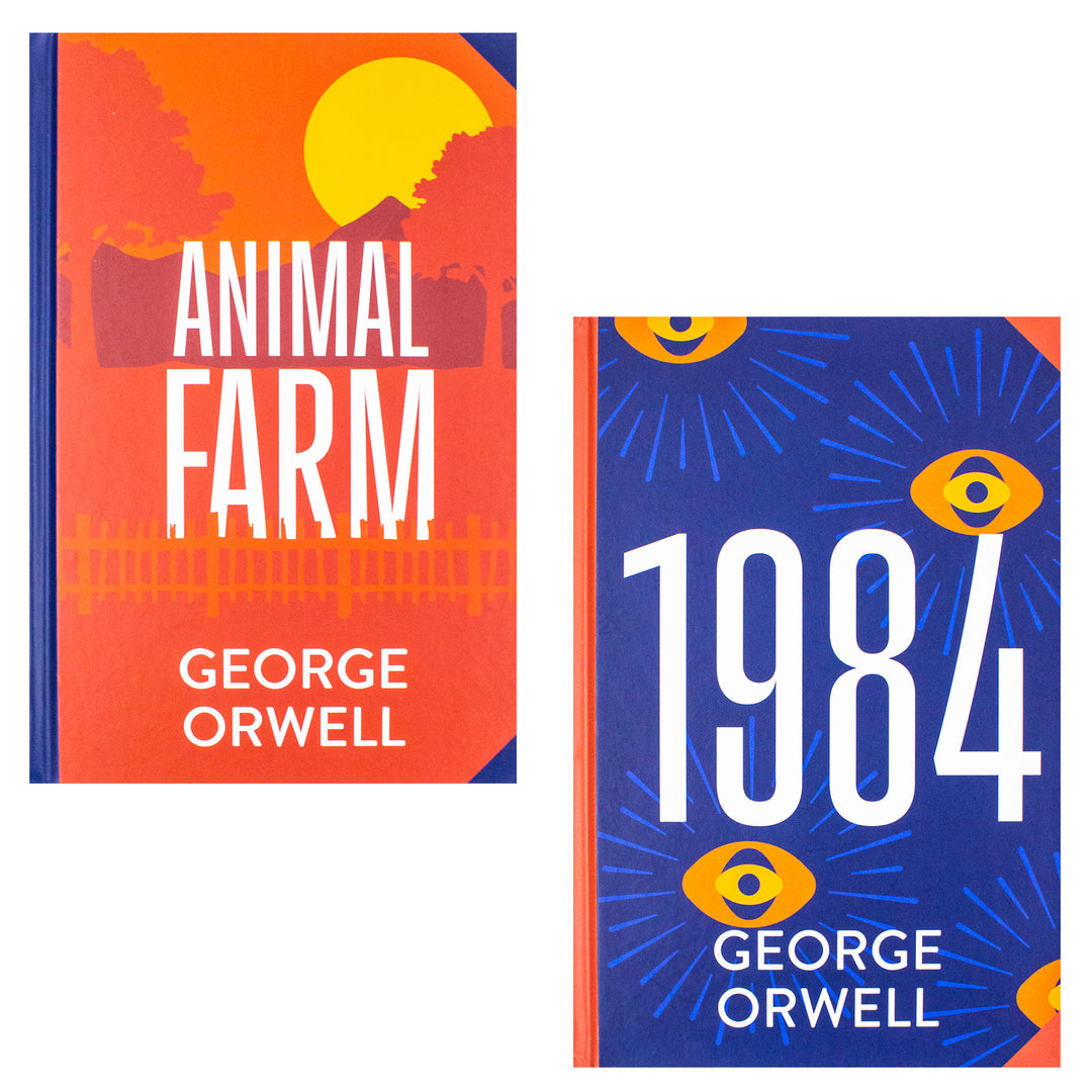 George Orwell Hardback Sprayed Edge Edition 2 Books Collection Set (1984 and Animal Farm)