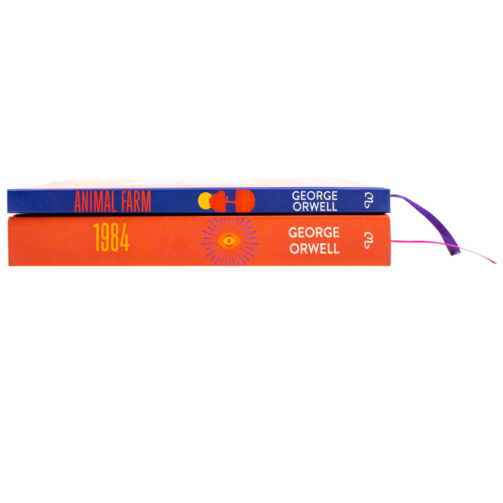 George Orwell Hardback Sprayed Edge Edition 2 Books Collection Set (1984 and Animal Farm)