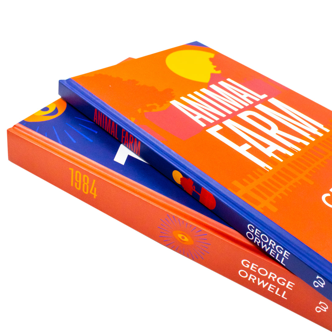 George Orwell Hardback Sprayed Edge Edition 2 Books Collection Set (1984 and Animal Farm)