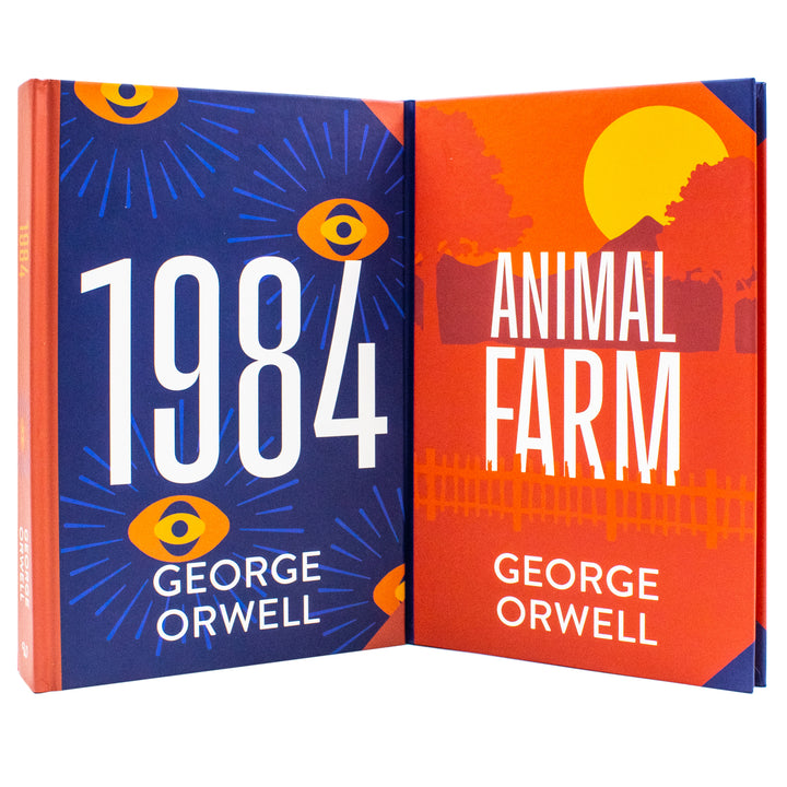 George Orwell Hardback Sprayed Edge Edition 2 Books Collection Set (1984 and Animal Farm)