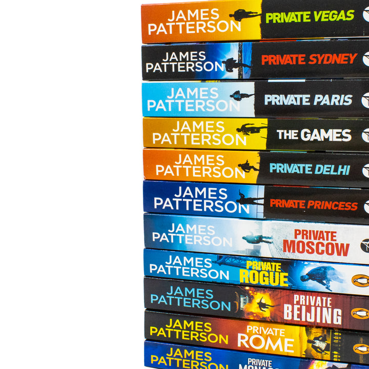James Patterson Private Series 9 -19 Collection 11 Paperback Books Set (Private Vegas, Private Sydney, Private Paris, Private Delhi Private Monaco AND MORE!)