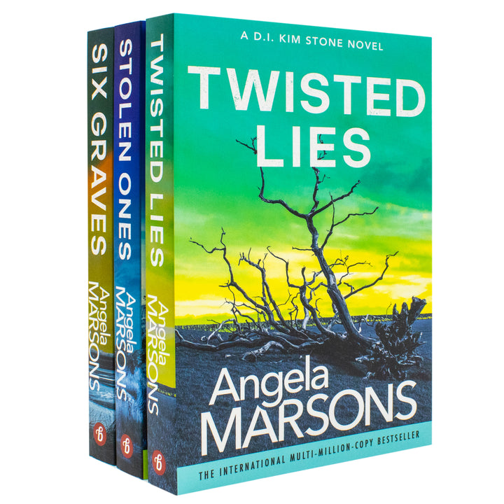 Detective Kim Stone Series 14-16 3 Books Collection Set By Angela Marsons (Twisted Lies, Stolen Ones and Six Graves)