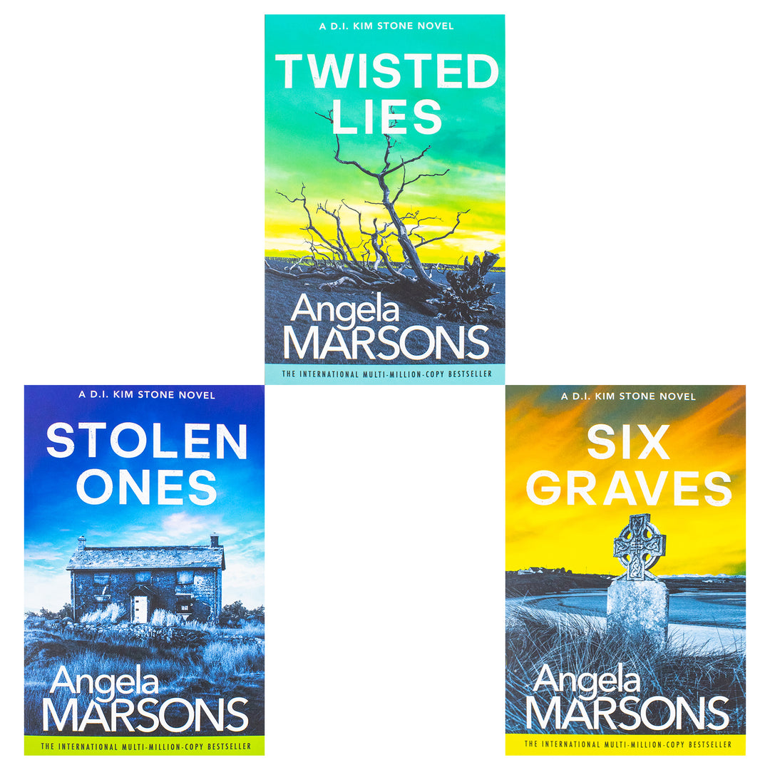 Detective Kim Stone Series 14-16 3 Books Collection Set By Angela Marsons (Twisted Lies, Stolen Ones and Six Graves)