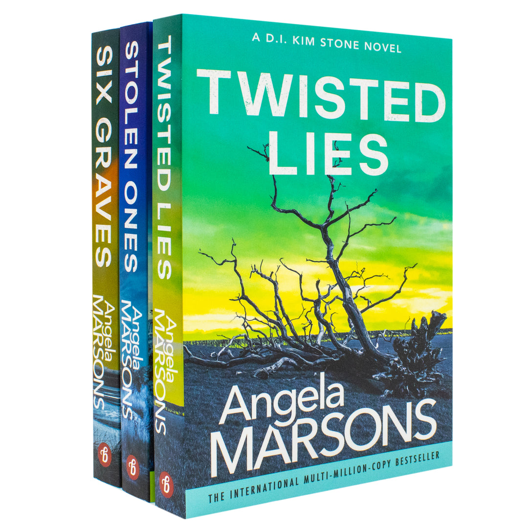 Detective Kim Stone Series 14-16 3 Books Collection Set By Angela Marsons (Twisted Lies, Stolen Ones and Six Graves)