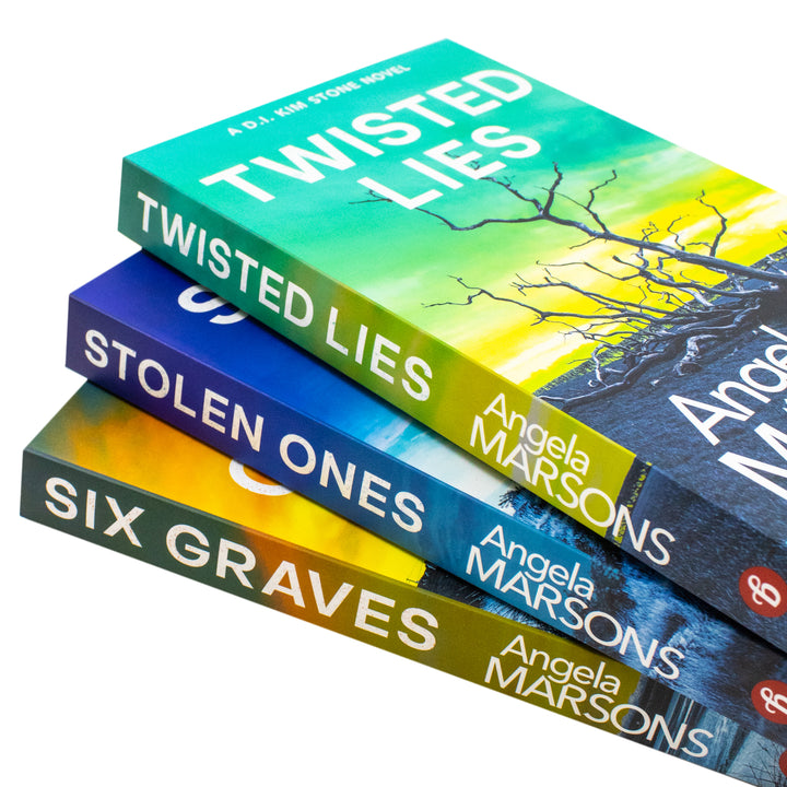 Detective Kim Stone Series 14-16 3 Books Collection Set By Angela Marsons (Twisted Lies, Stolen Ones and Six Graves)