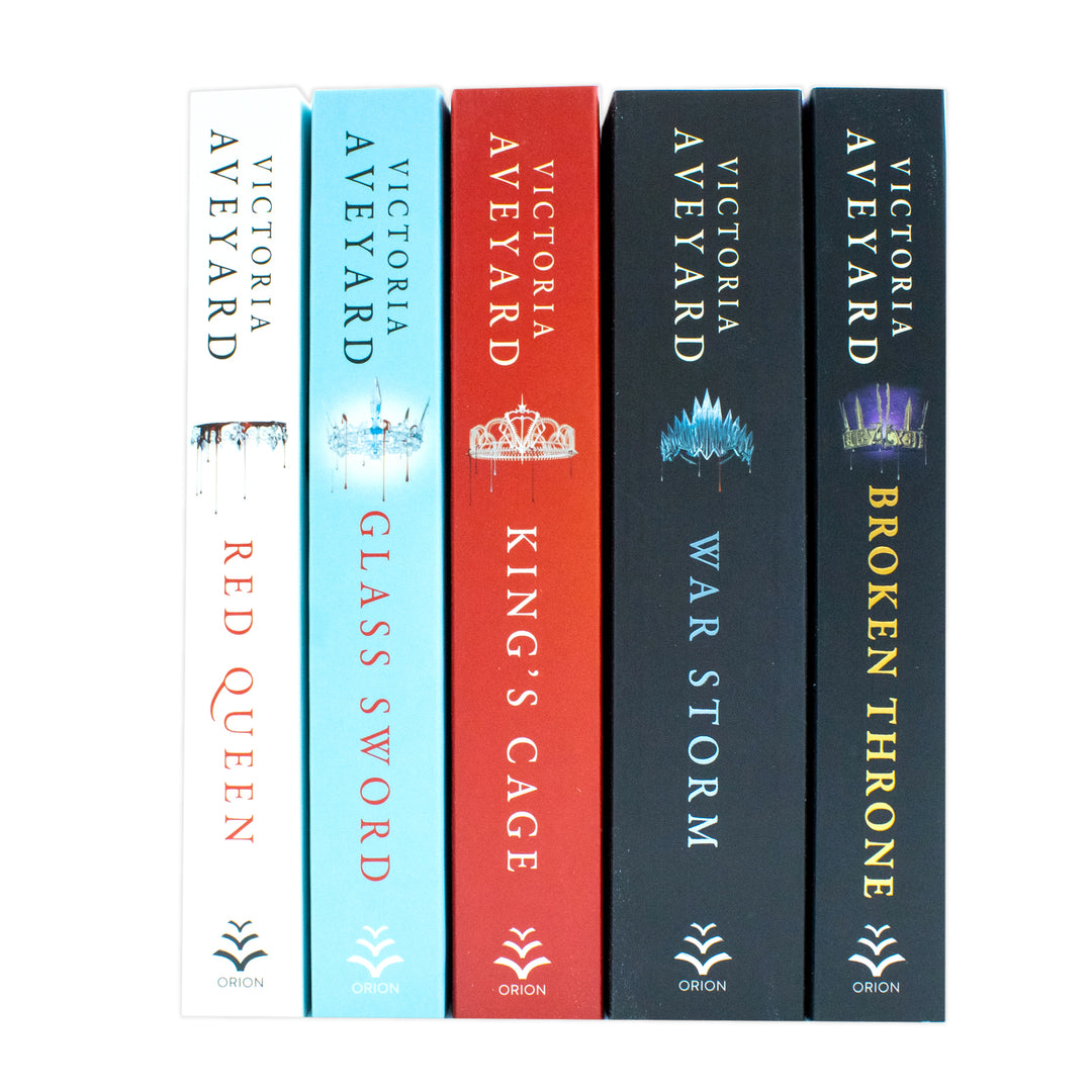 Victoria Aveyard Red Queen Series 5-Book Set | Epic YA Fantasy of Magic, Betrayal, Royals, & Adventure (Red Queen, Glass Sword, King’s Cage & More)