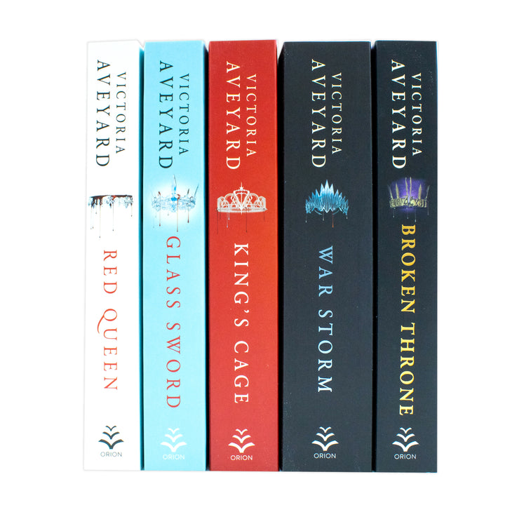 Victoria Aveyard Red Queen Series 5-Book Set | Epic YA Fantasy of Magic, Betrayal, Royals, & Adventure (Red Queen, Glass Sword, King’s Cage & More)