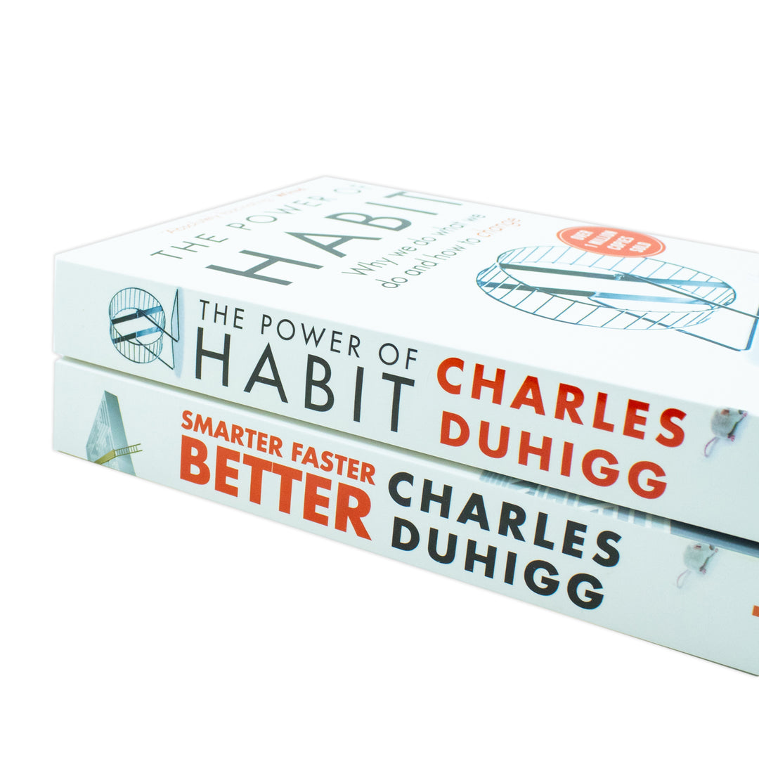 Charles Duhigg Collection 2 Books Set (The Power of Habit, Smarter Faster Better)