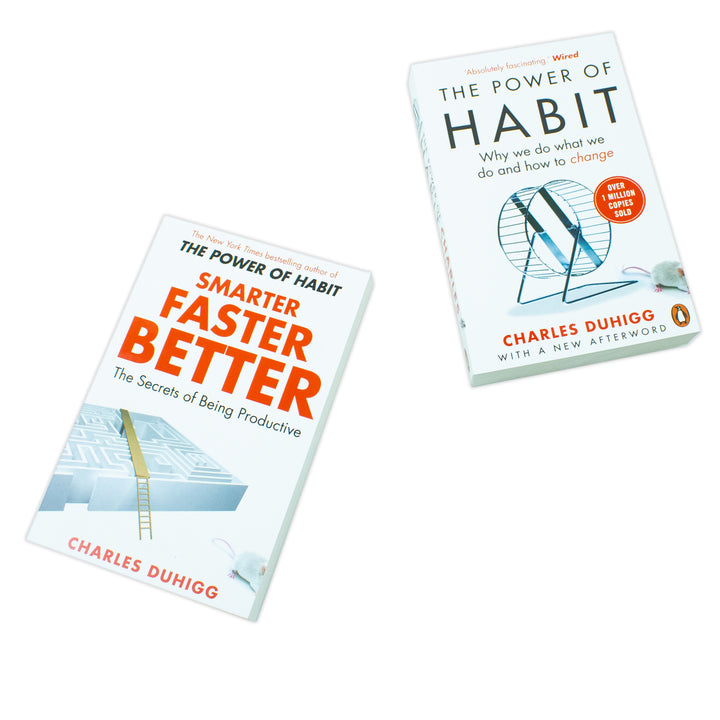 Charles Duhigg Collection 2 Books Set (The Power of Habit, Smarter Faster Better)