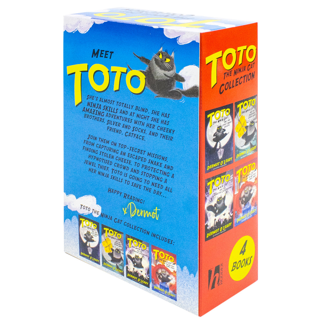 Toto the Ninja Cat Series 4 Books Collection Set By Dermot OLeary