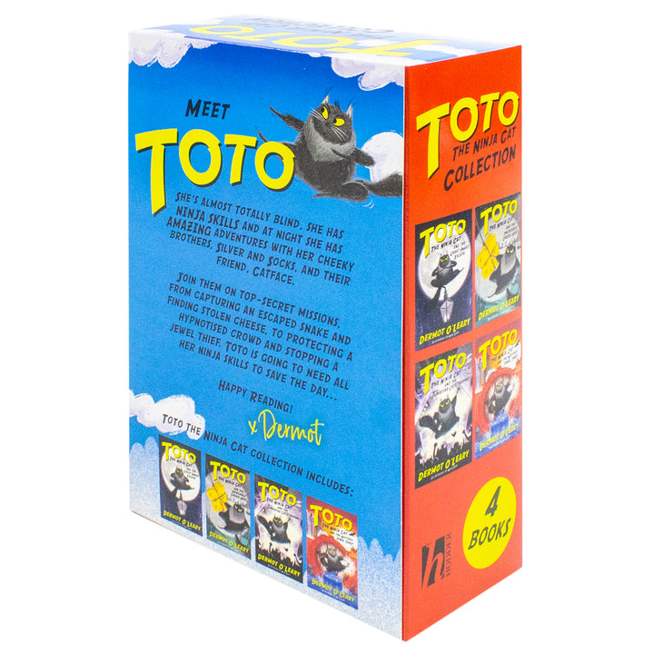 Toto the Ninja Cat Series 4 Books Collection Set By Dermot OLeary
