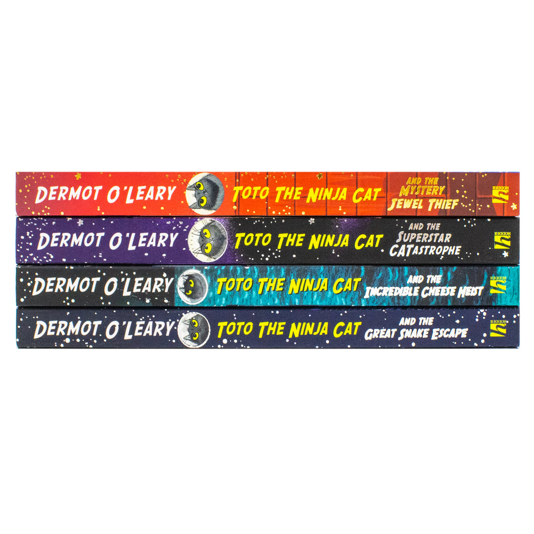 Toto the Ninja Cat Series 4 Books Collection Set By Dermot OLeary