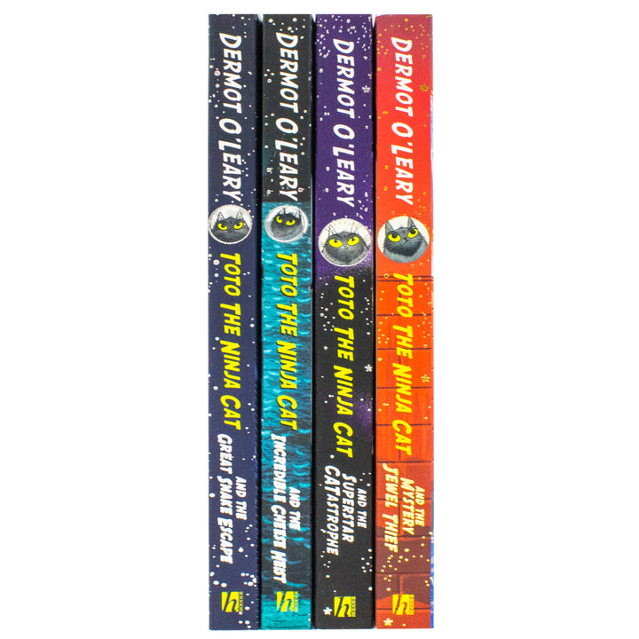 Toto the Ninja Cat Series 4 Books Collection Set By Dermot OLeary