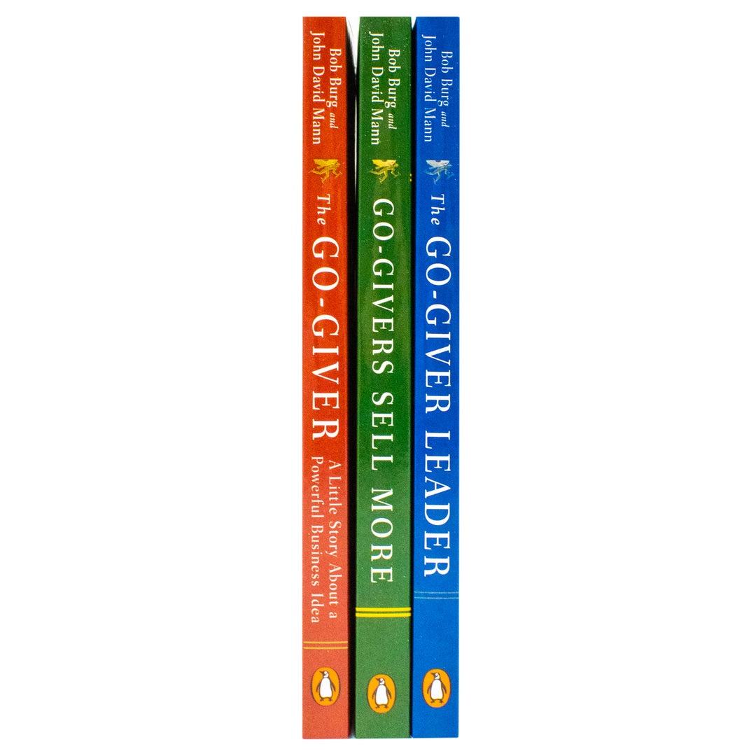 The Go-Giver Series by Bob Burg & John David 3 Books Collection Set (Go-Givers Sell More, The Go-Giver Leader, The Go-Giver) | Paperback