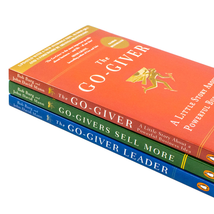 The Go-Giver Series by Bob Burg & John David 3 Books Collection Set (Go-Givers Sell More, The Go-Giver Leader, The Go-Giver) | Paperback
