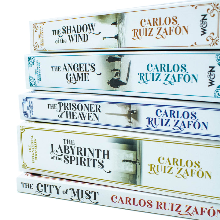 Cemetery of Forgotten Series 5 Book Set by Carlos Ruiz Zafón – Shadow of the Wind & More | Literary Fiction, Mystery, Unique Stories, Spanish Classics