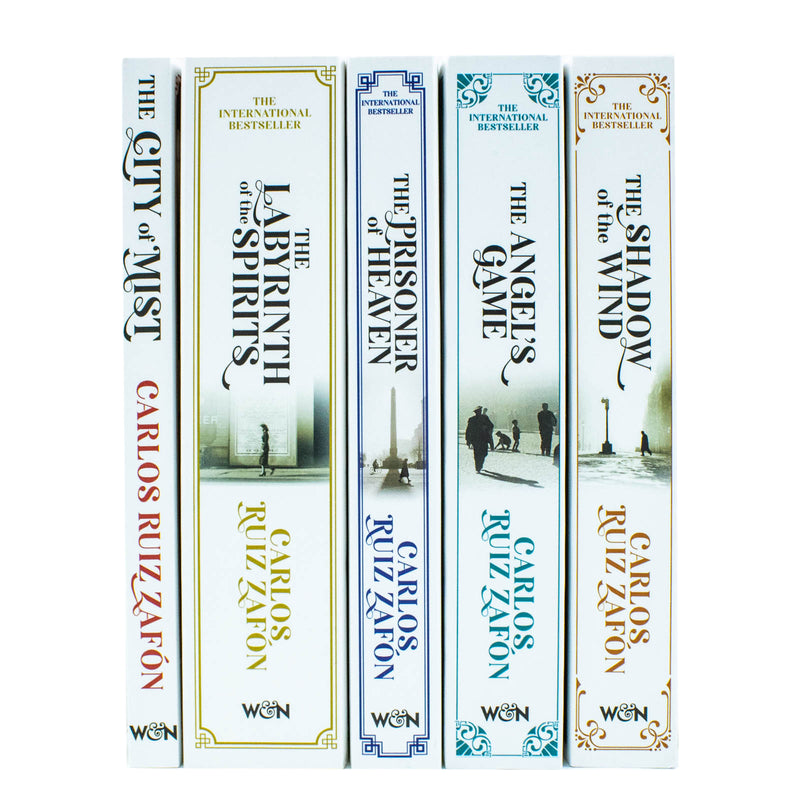 Cemetery of Forgotten Series 5 Book Set by Carlos Ruiz Zafón – Shadow of the Wind & More | Literary Fiction, Mystery, Unique Stories, Spanish Classics