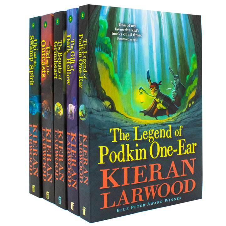 The Five Realms Series Books 1-5 Collection Set by Kieran Larwood – Fantasy Book Series for Young Adults & Children,Epic Adventure & Mystery