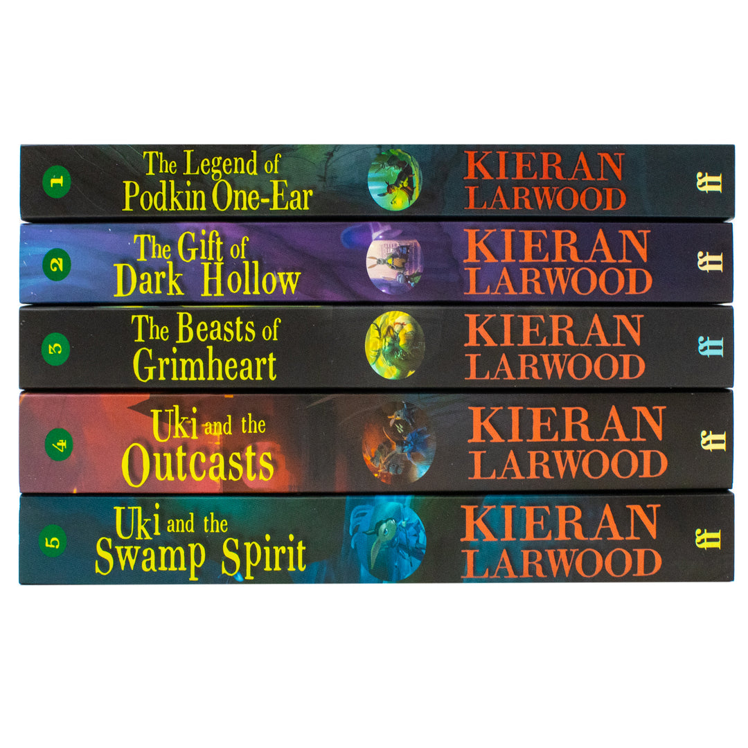 The Five Realms Series Books 1-5 Collection Set by Kieran Larwood – Fantasy Book Series for Young Adults & Children,Epic Adventure & Mystery