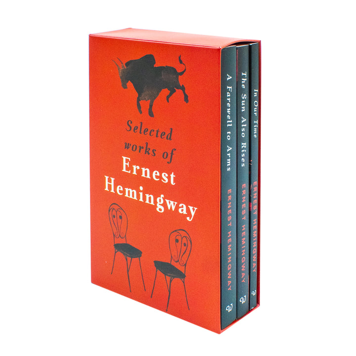 The Selected Work Of Ernest Hemingway 3 Book Collection Set (In Oue Time, The Sun Also Rises, A Farewell To Arms )