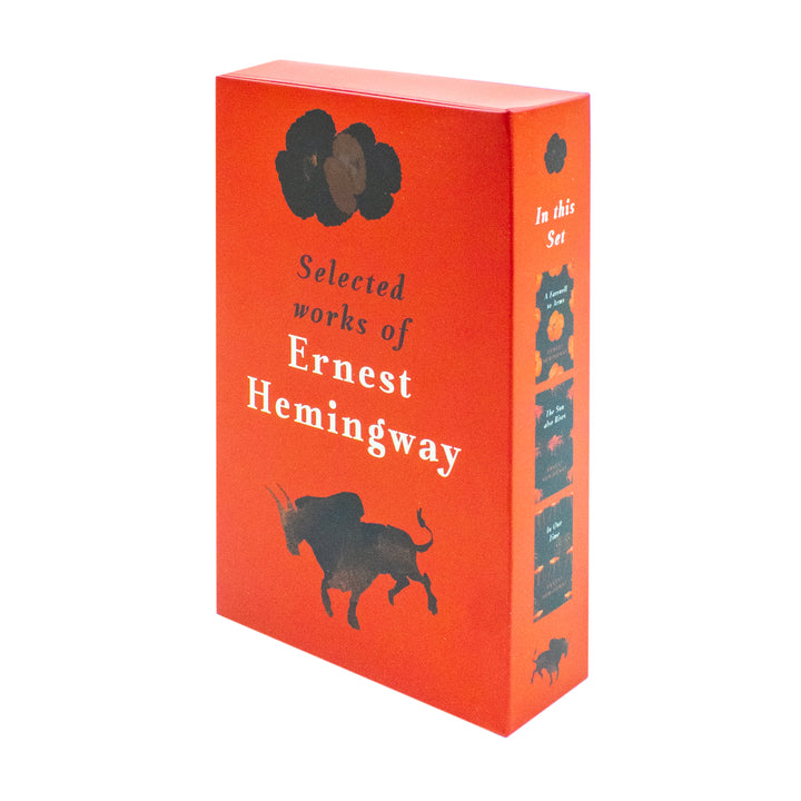 The Selected Work Of Ernest Hemingway 3 Book Collection Set (In Oue Time, The Sun Also Rises, A Farewell To Arms )