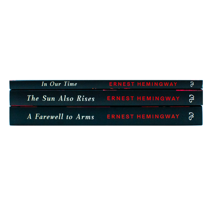 The Selected Work Of Ernest Hemingway 3 Book Collection Set (In Oue Time, The Sun Also Rises, A Farewell To Arms )
