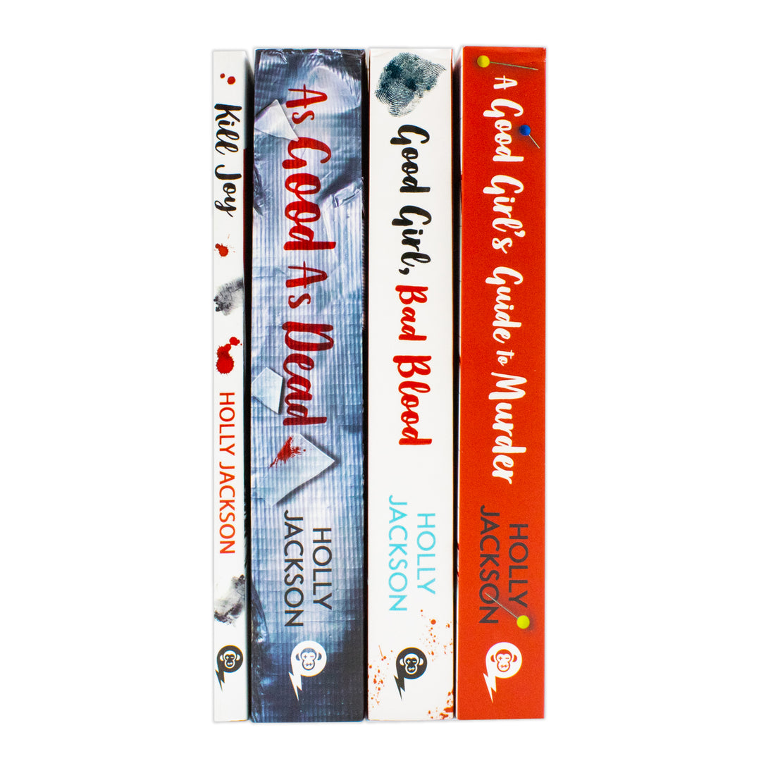 Holly Jackson 4 Book Collection, A Good Girls Guide to Murder, Good Girl Bad Blood, Kill Joy, YA Thriller Series, Teen Reads, Must Read Fiction